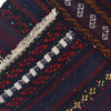 Table Sheet Area Rug Runner Handmade Black Curvilinear 4'