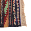 Table Sheet Area Rug Runner Handmade Multi Curvilinear 5'