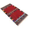 Table Sheet Area Rug Runner Handmade Multi Curvilinear 5'