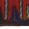 Table Sheet Area Rug Runner Handmade Multi Curvilinear 5'