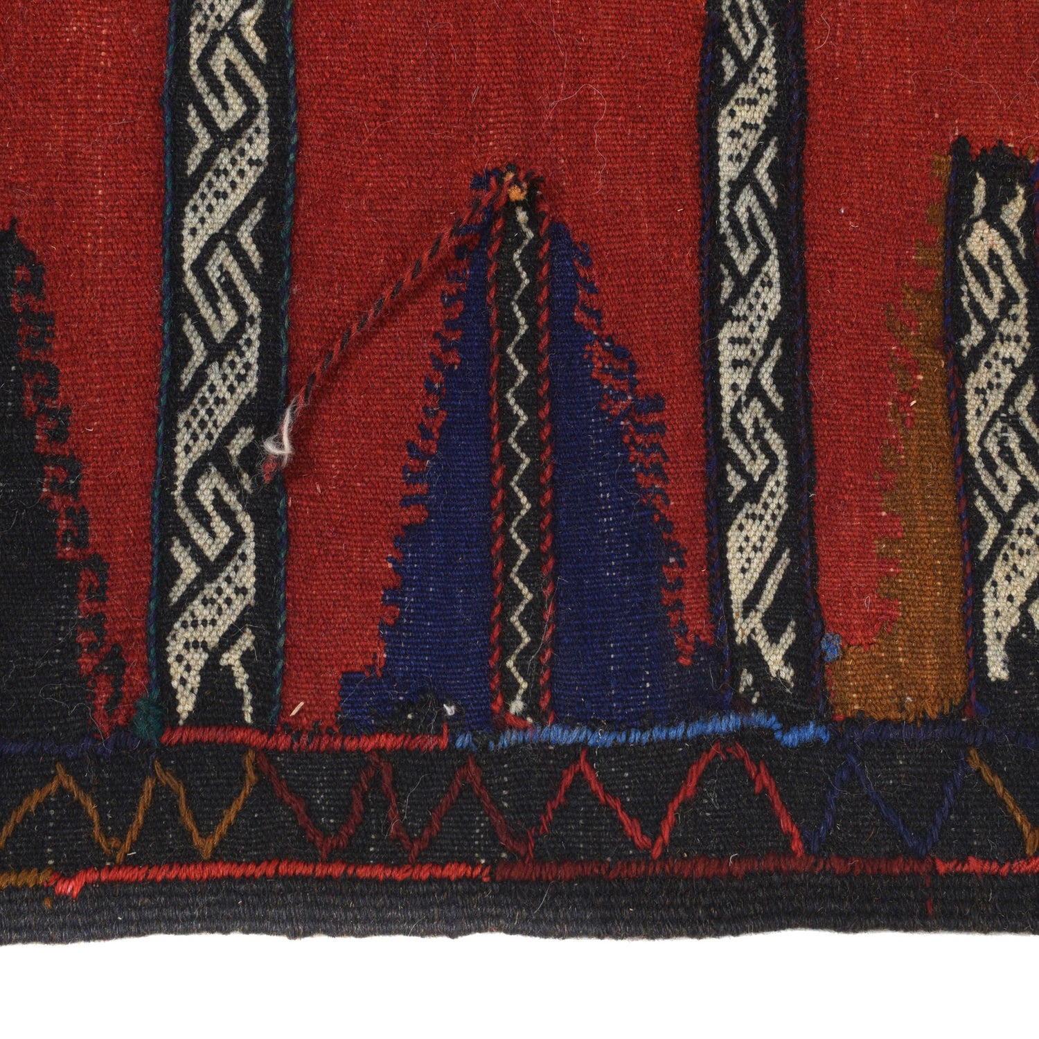 Table Sheet Area Rug Runner Handmade Multi Curvilinear 5'