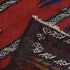 Table Sheet Area Rug Runner Handmade Multi Curvilinear 5'