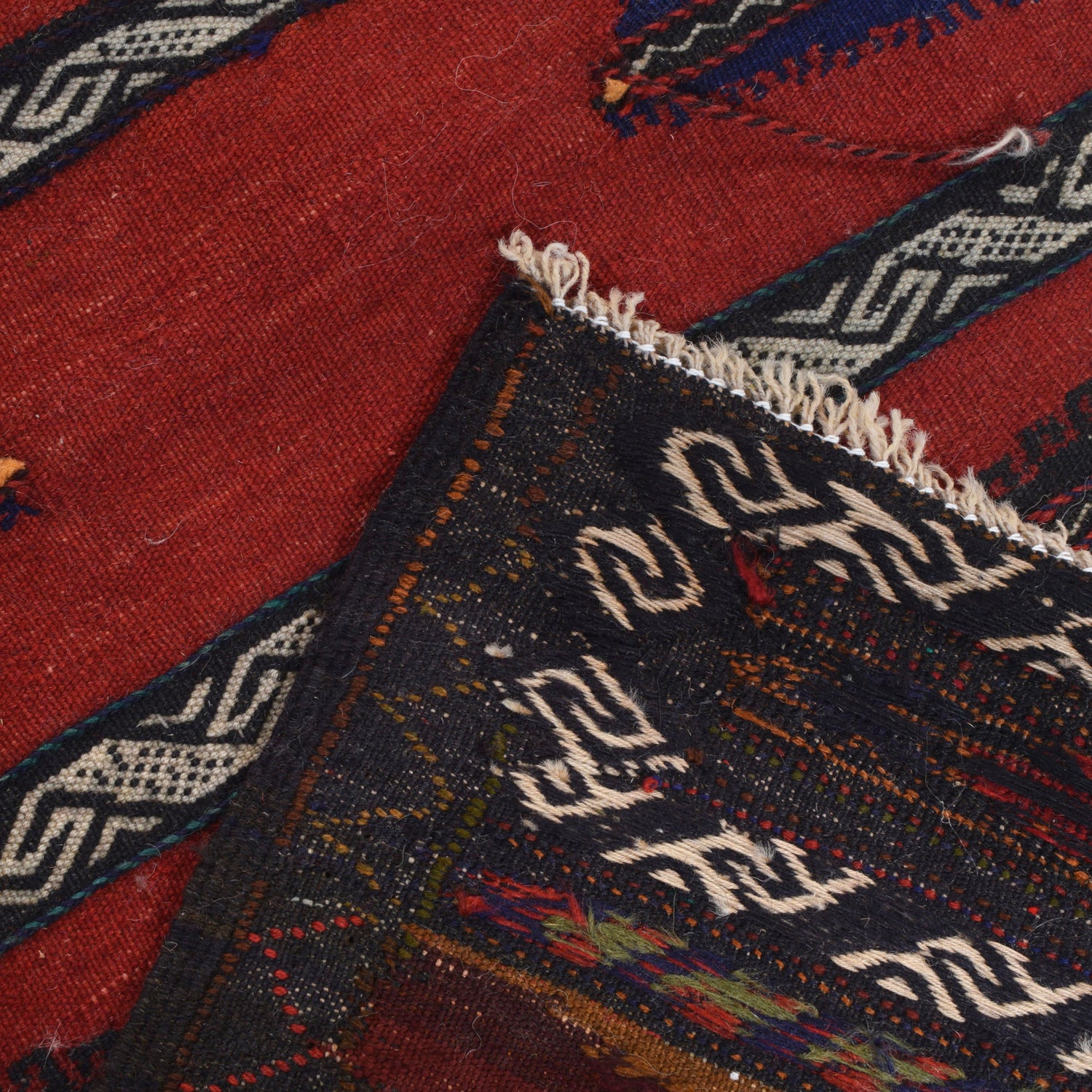 Table Sheet Area Rug Runner Handmade Multi Curvilinear 5'