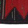 Table Sheet Runner Rug Handmade Red Curvilinear 5' Runner