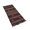 Table Sheet Runner Rug Handmade Multi Curvilinear 5' Runner