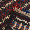 Table Sheet Runner Rug Handmade Multi Curvilinear 5' Runner