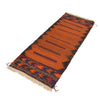 Table Sheet Area Rug Runner Handmade Brown Curvilinear 5'