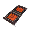 Table Sheet Area Rug Runner Handmade Orange Curvilinear 4'