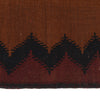 Table Sheet Runner Handmade Brown Curvilinear 5' Runner