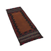 Table Sheet Runner Handmade Brown Curvilinear 5' Runner