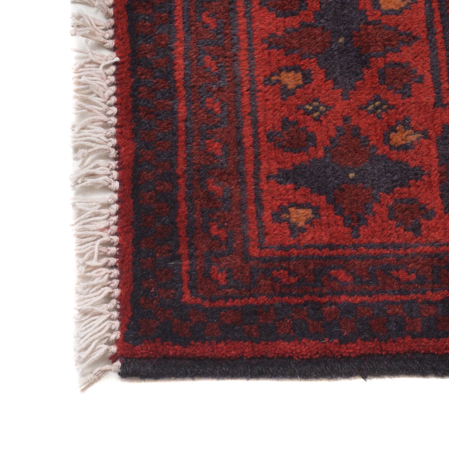 Khal Mohammadi Rug Handmade Red 4x7 ft