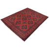 Khal Mohammadi Rug Handmade Red 4x7 ft