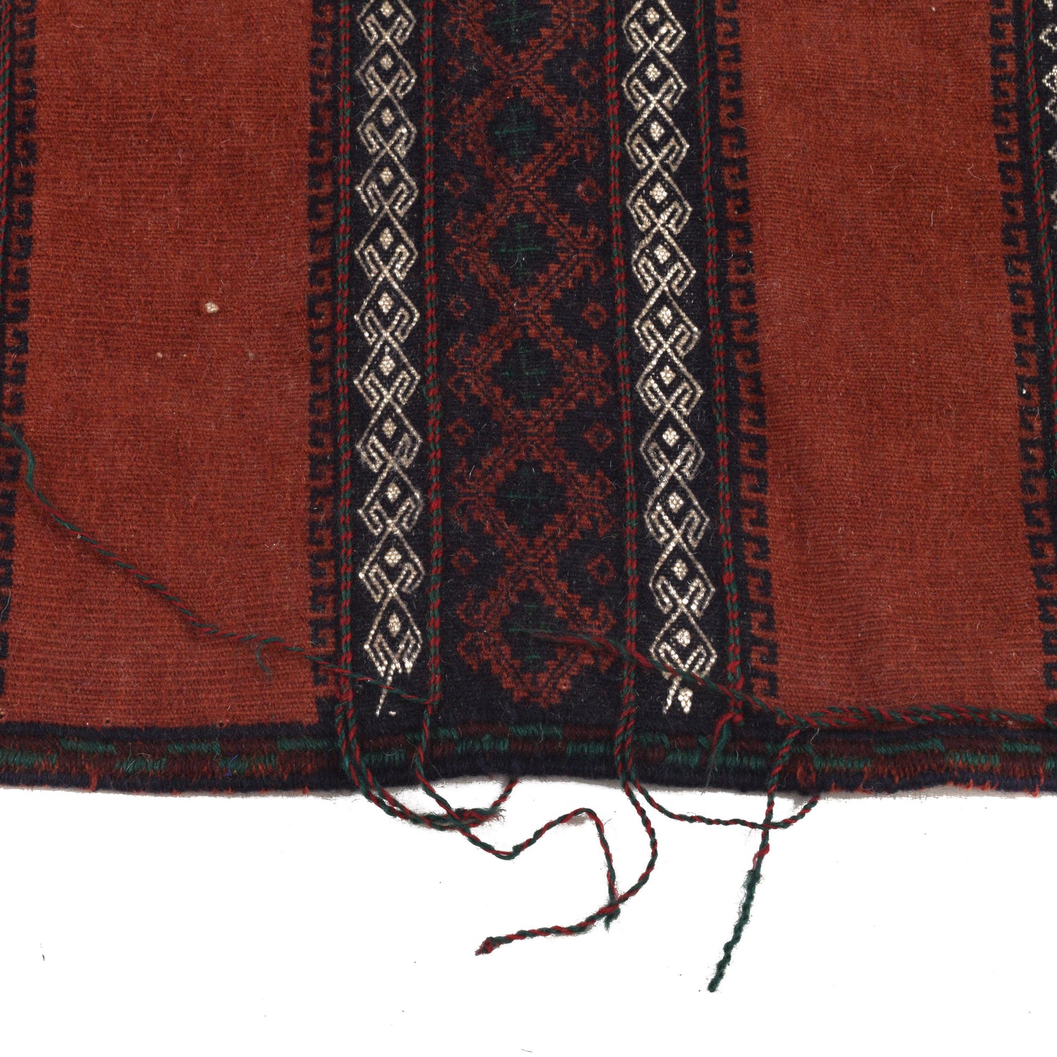 Table Sheet Runner Handmade Maroon Curvilinear 4' Runner