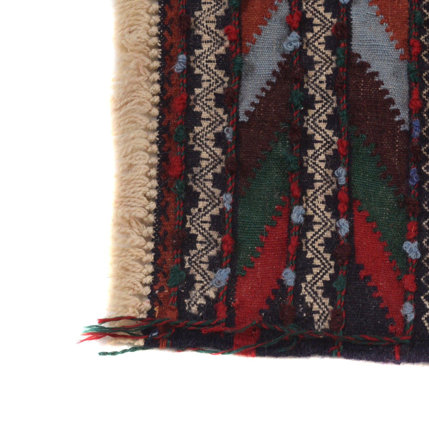 Table Sheet Runner Handmade Maroon Curvilinear 4' Runner