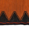 Table Sheet Area Rug Runner Handmade Brown Curvilinear 4'