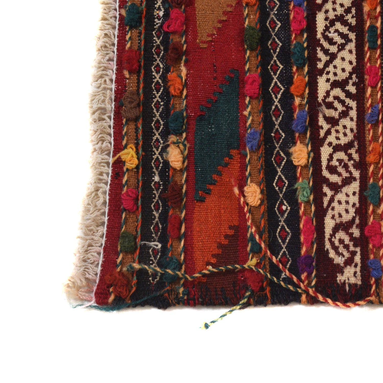 Table Sheet Runner Handmade Brown Curvilinear 5' Runner