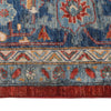 Heriz Area Rug Handmade Red Medallion 10x14 ft