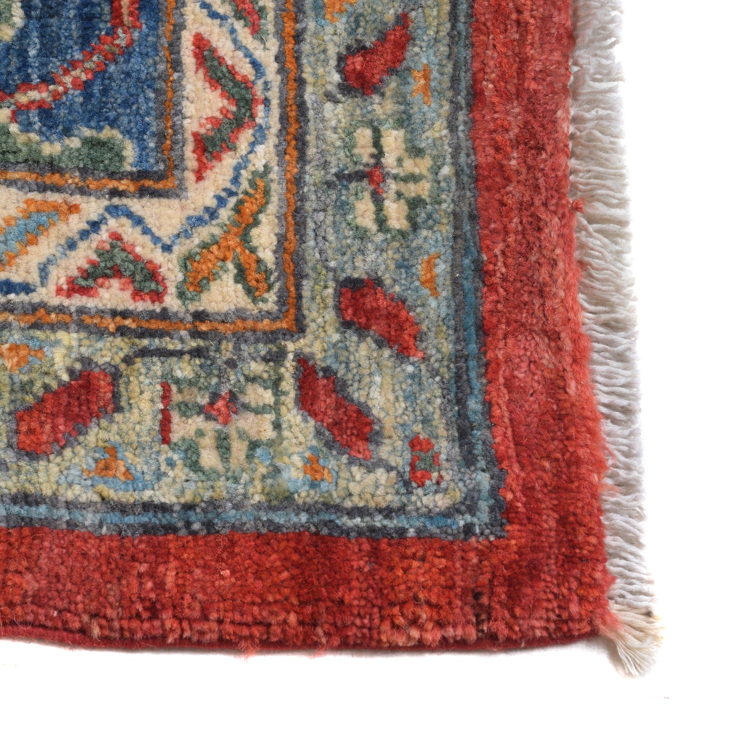 Heriz Area Rug Handmade Red Medallion 10x14 ft