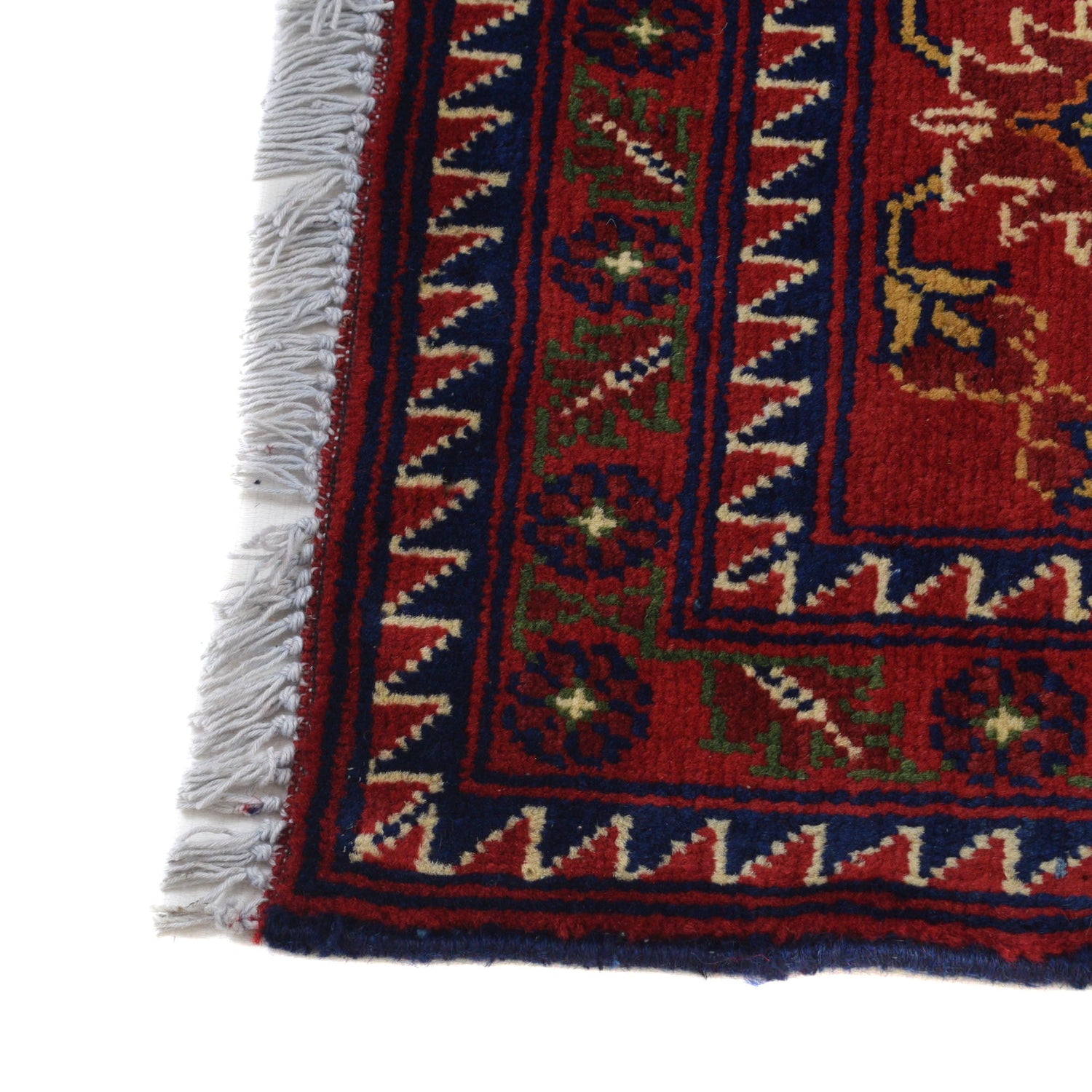 Oriental Area Rug Handmade Multi Geometric 7x10 ft