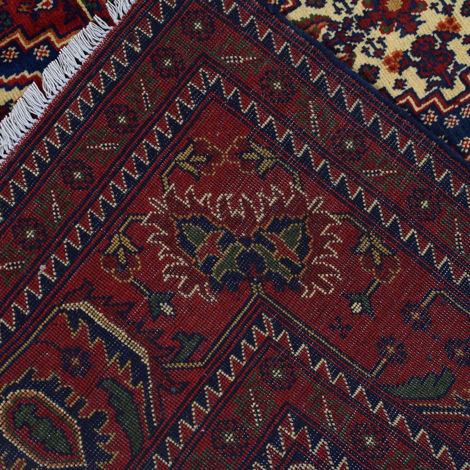Oriental Area Rug Handmade Multi Geometric 7x10 ft