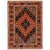 Nakhunak Kilim Area Rug Handmade Multi Geometric 2x4 ft