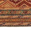 Nakhunak Kilim Area Rug Handmade Orange Geometric 3x5 ft