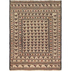 Soumak Kilim Area Rug Handmade White Pictorial 4x6 ft