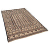 Soumak Kilim Area Rug Handmade White Pictorial 4x6 ft