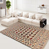 Soumak Kilim Area Rug Handmade White Pictorial 4x6 ft