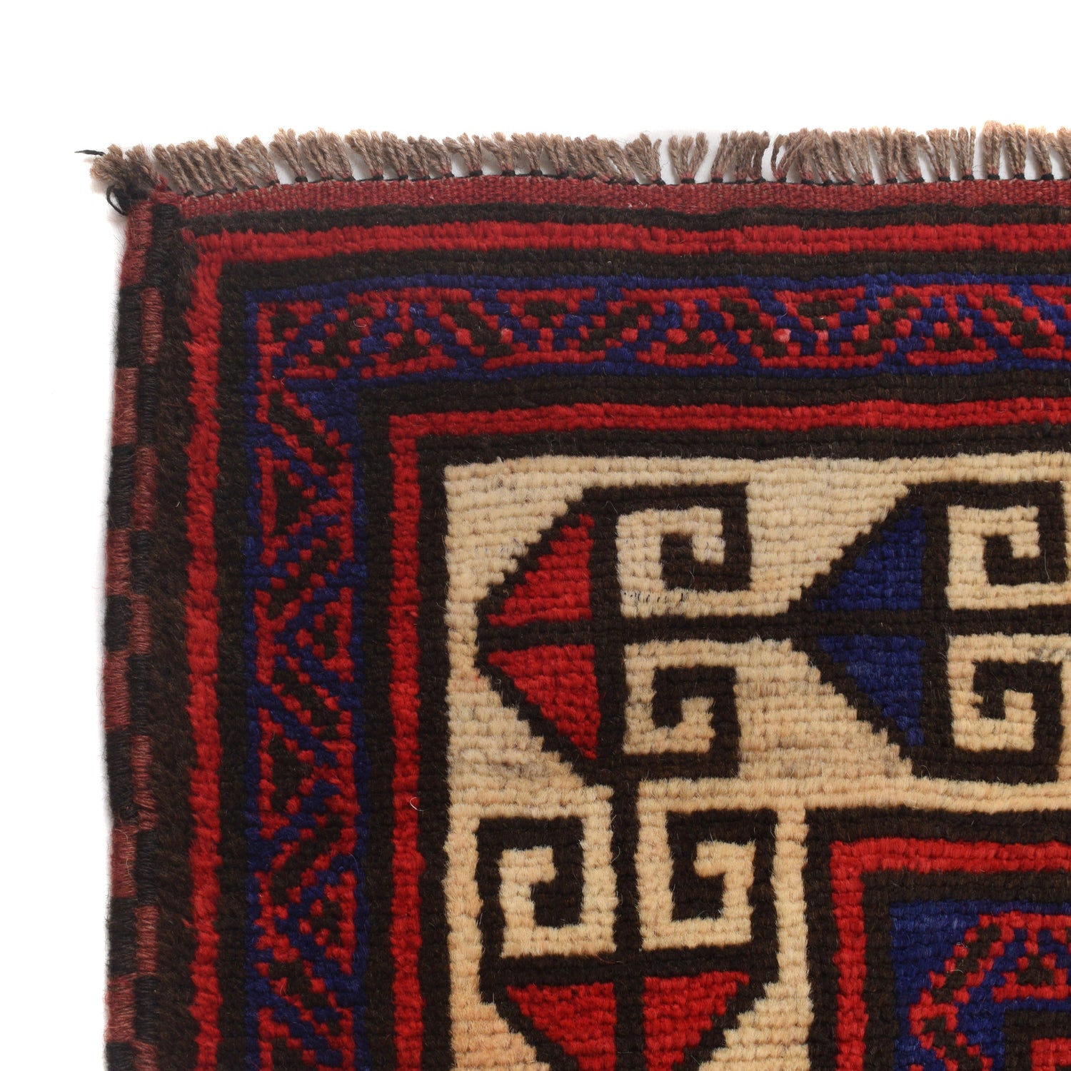 Baluchi Rug Handmade Multi Geometric 5x8 ft