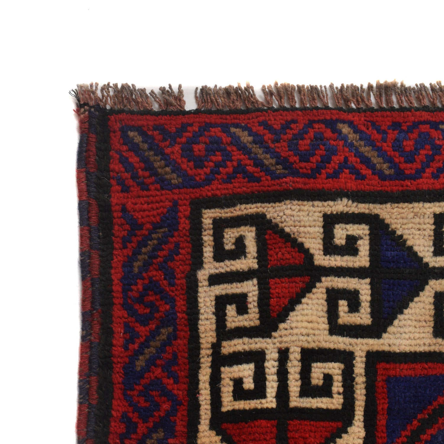 Baluchi Rug Handmade Multi Geometric 5x8 ft
