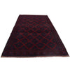 Baluchi Rug Handmade Red Geometric 6x9 ft