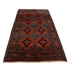 Baluchi Rug Handmade Multi Geometric 4x7 ft