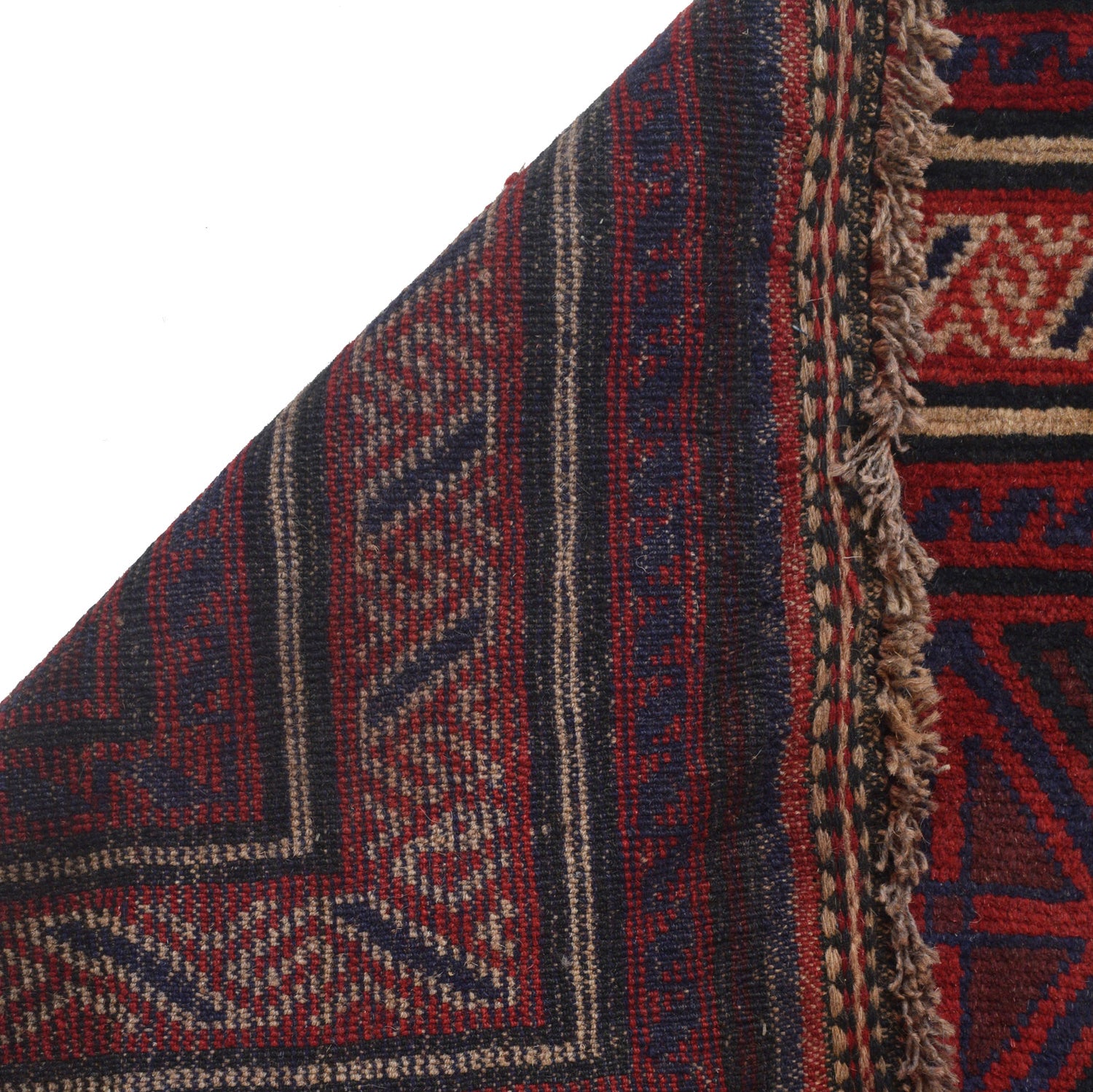 Baluchi Rug Handmade Red Geometric 5x8 ft