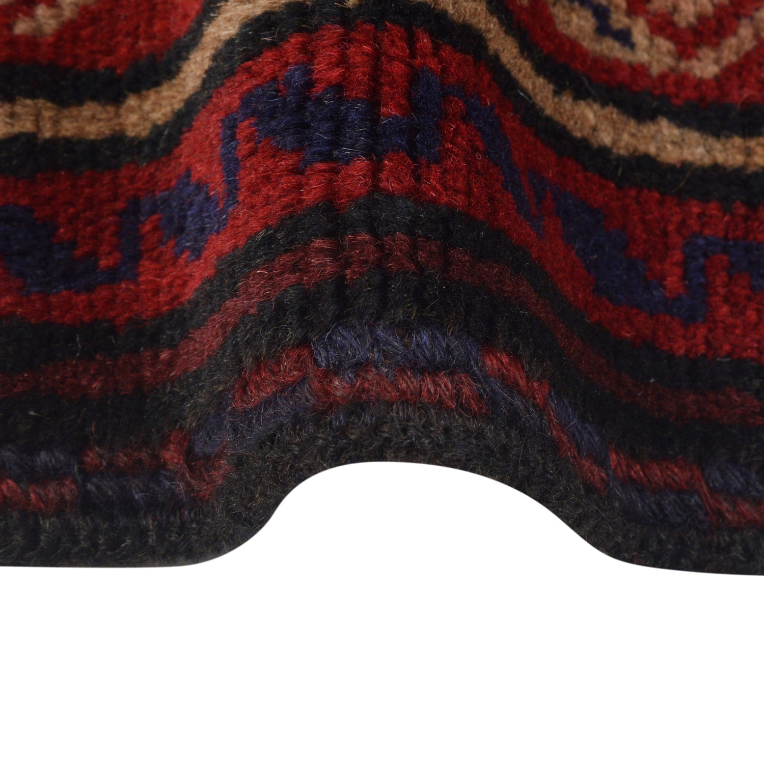 Baluchi Rug Handmade Red Geometric 5x8 ft