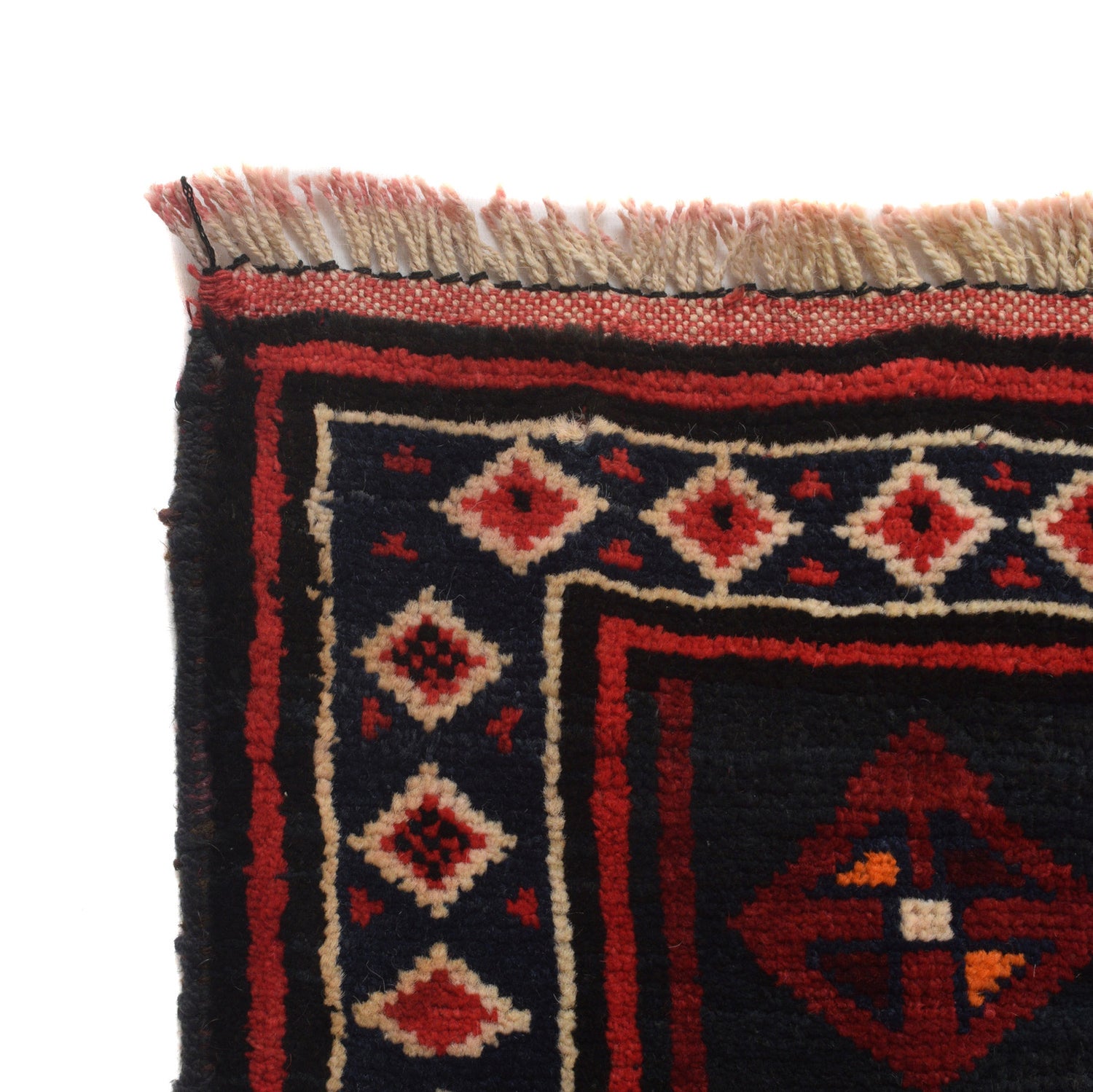 Baluchi Rug Handmade Multi Geometric 4x6 ft