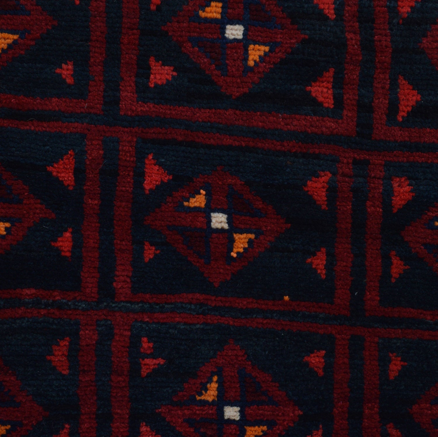 Baluchi Rug Handmade Multi Geometric 4x6 ft