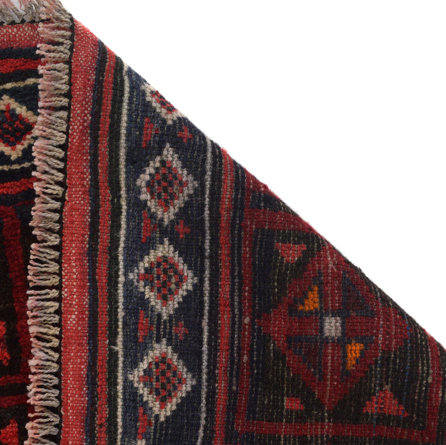 Baluchi Rug Handmade Multi Geometric 4x6 ft
