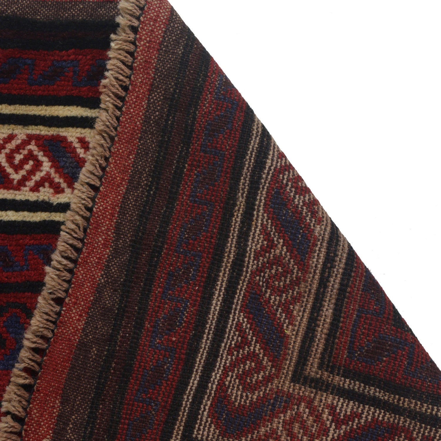 Baluchi Rug Handmade Multi Geometric 5x8 ft
