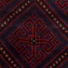 Baluchi Rug Handmade Multi Geometric 4x6 ft