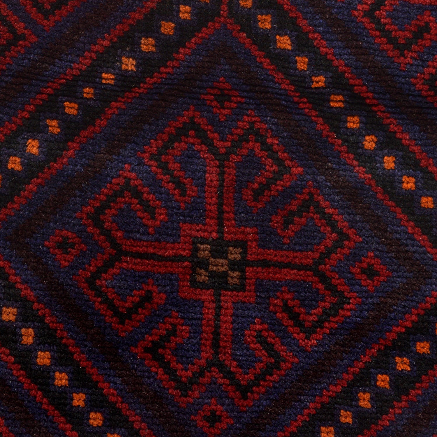 Baluchi Rug Handmade Multi Geometric 4x6 ft