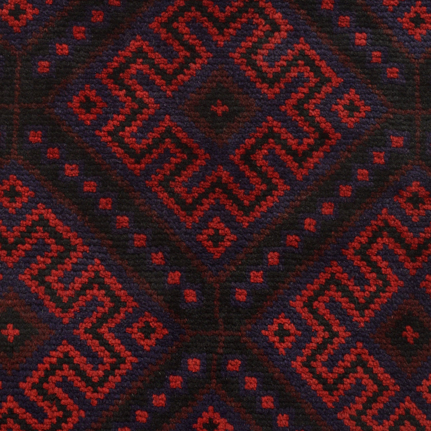 Baluchi Rug Handmade Multi Geometric 4x6 ft