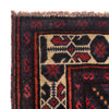 Baluchi Rug Handmade Multi Geometric 4x7 ft