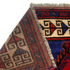 Baluchi Rug Handmade Blue Geometric 4x6 ft