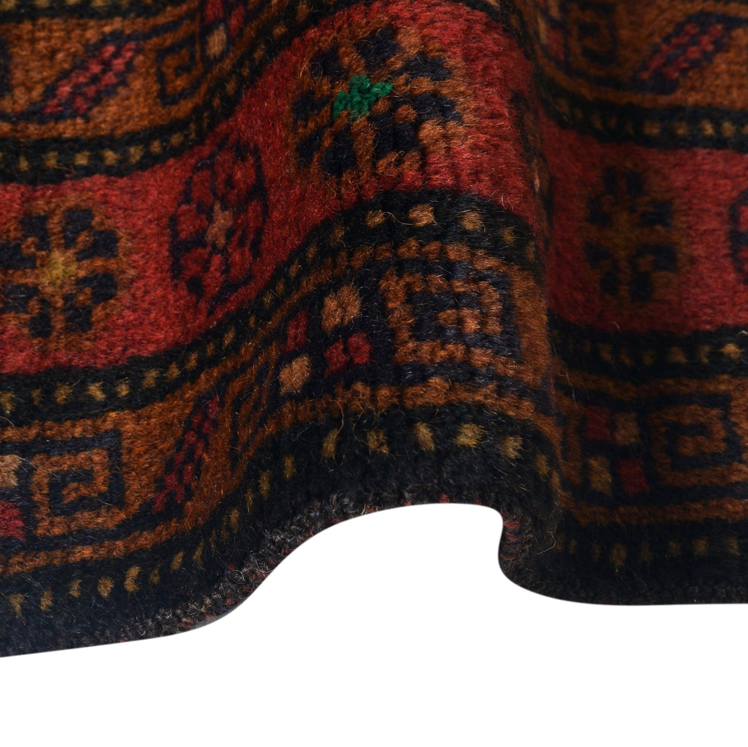Baluchi Rug Handmade Multi Geometric 4x6 ft