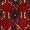 Baluchi Rug Handmade Red Geometric 3x5 ft