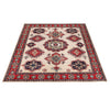 Kazak Rug Handmade Beige Medallion 8x10 ft