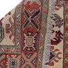 Kazak Rug Handmade Ivory Medallion 2x4 ft