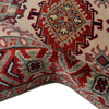 Kazak Rug Handmade Ivory Medallion 2x4 ft