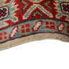 Kazak Rug Handmade Ivory Medallion 2x4 ft